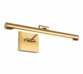 Gold Wired LED Bathroom Light