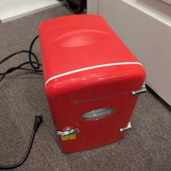 Red Mini Refrigerator 