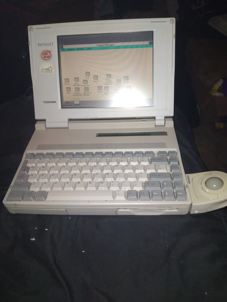 Vintage Toshiba Satellite Laptop