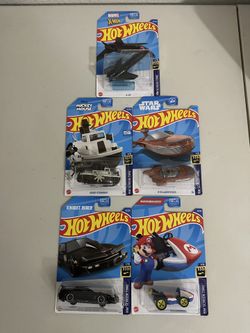 Hot Wheels Screen Time Lot Star Wars X-men Mario Kart 