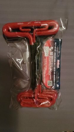 Eklind 10 pc hex T set. Inch
