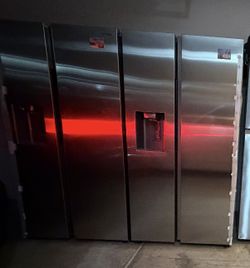 Double Door Refrigerator - Stainless Steel