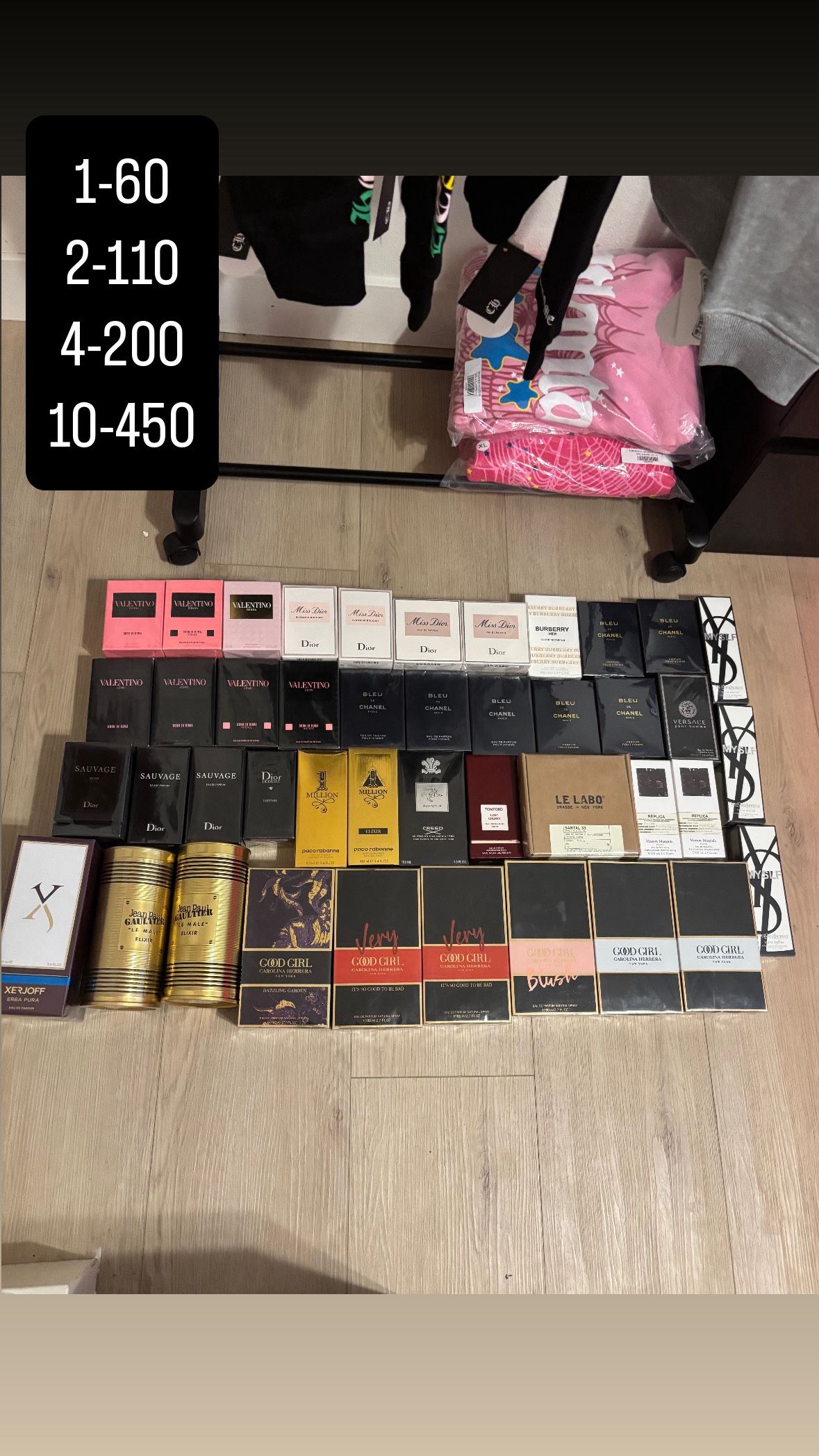 Cologne and perfume