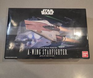 1/72 scale Plastic Model Kit A-WING STARFIGHTER Star Wars Bandai