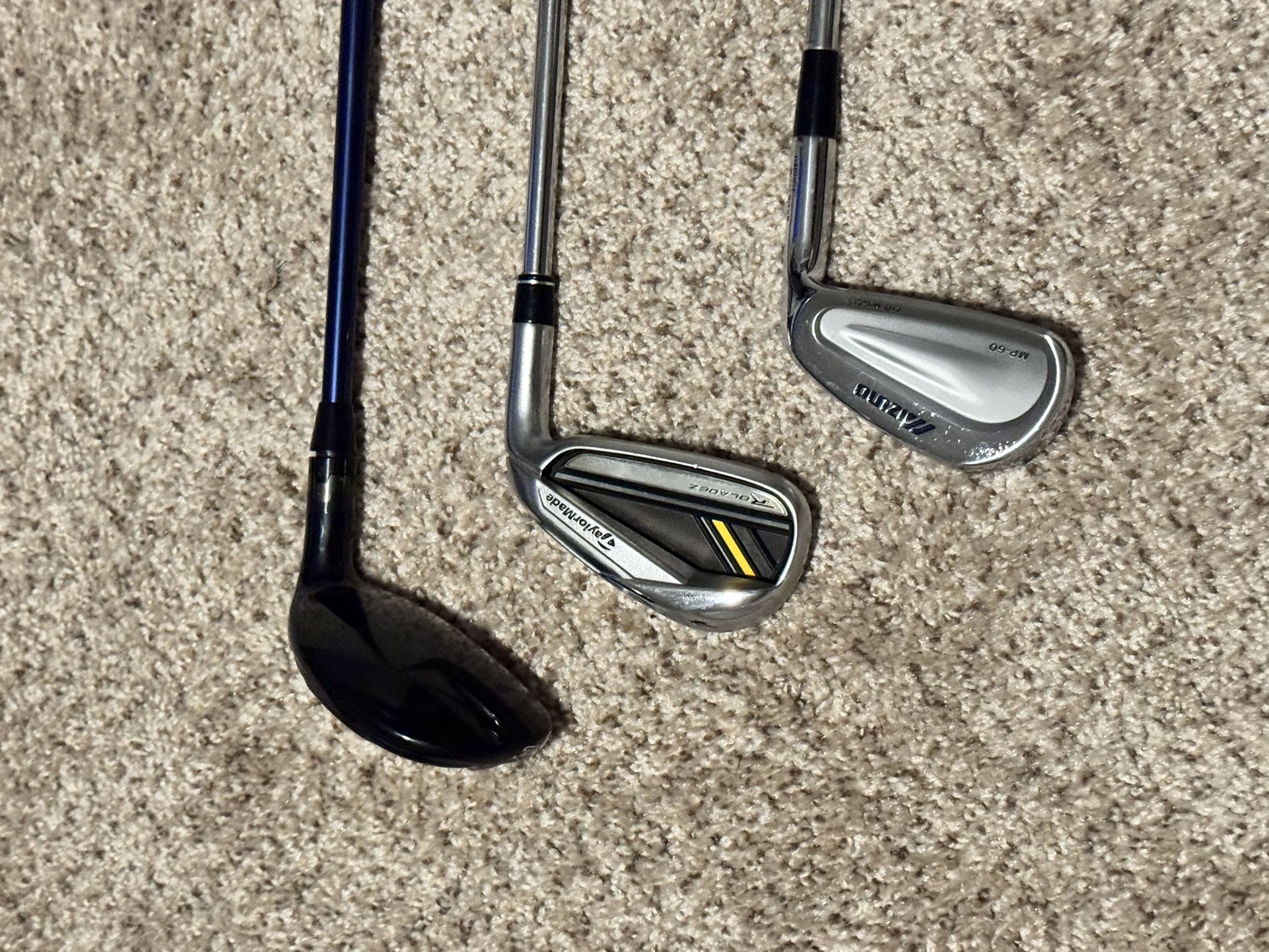 Taylormade, Mizuno, Titleist Clubs