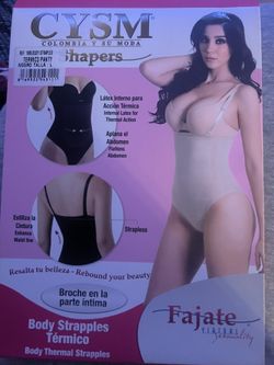FAJA BODY STRAPLES TERMICO TANGA Y PANTY