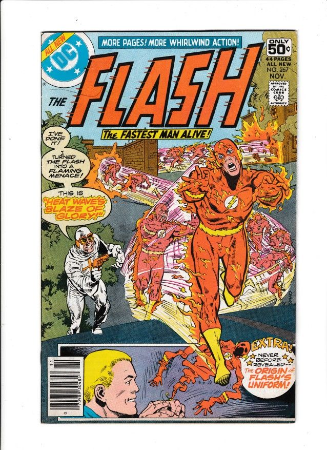THE FLASH #267 (1978) RICHARD F BUCKLER | NEWSSTAND EDITION | ORIGIN OF UNIFORM