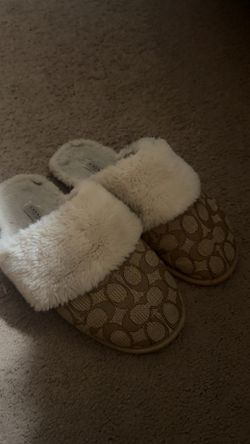 Coach slippers
