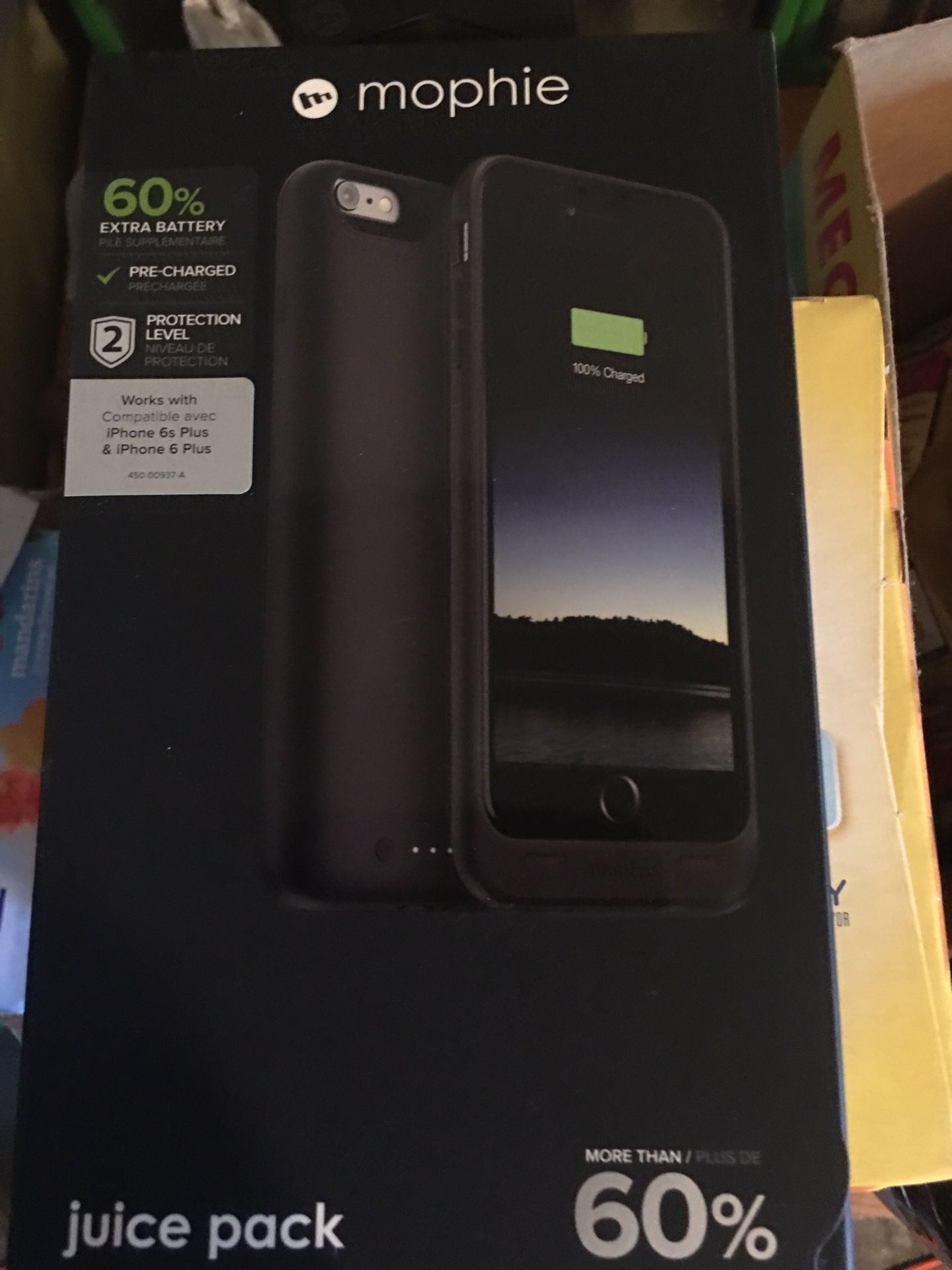 Phone case iPhone 6s Plus with battery pack