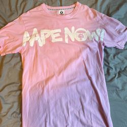 Bape Pink Shirt