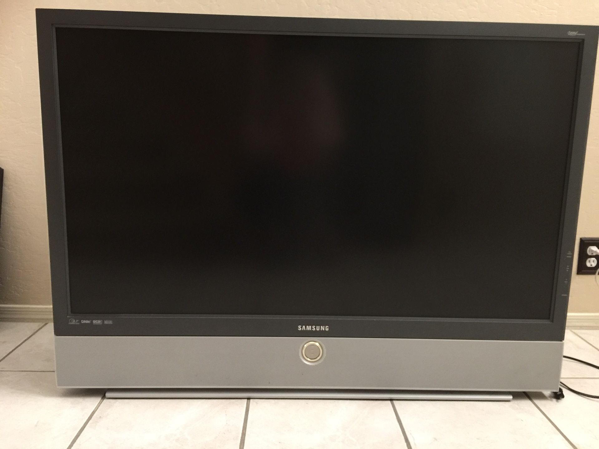 Samsung HLN50W 50” DLP rear projection TV