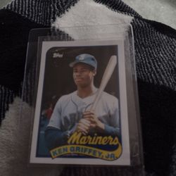 Baseball Ken Griffey Jr 1989 Topps Traded Rookie Card #41 T Cash Porch Pickup Redmond 