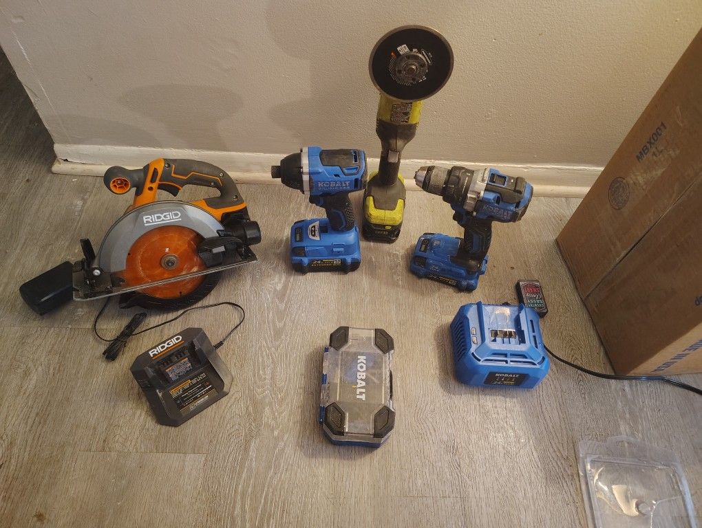 Kolbot...Ryobi....Ridgid Power Tool Combo
