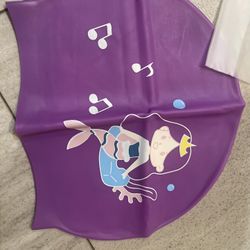 Kids Swim Cap Silicone Swimming Cap for Girls Age 3-8 Cover Ear Cartoon Waterproof Bathing Caps Keep Hair Dry Swimming Hat for Long and Short Hai