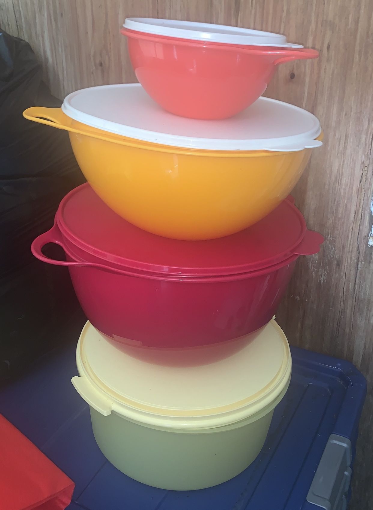 Tupperware set of 4 (Selling together/Vendo Todo Junto)