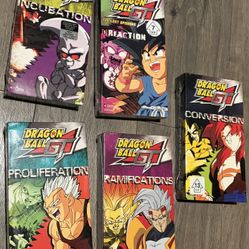 Dragonball GT VHS Tapes Sealed 