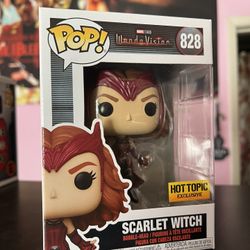 Funko Pop! Marvel - Scarlet Witch 828 Hot Topic Exclusive