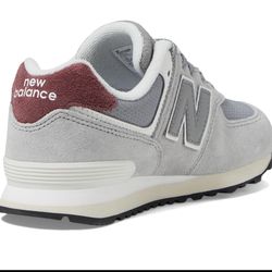 New Balance574 'Arctic Grey Maroon' Kids 13 1/2