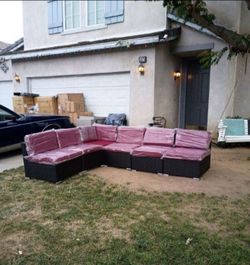 Outdoor Wicker Sectional Sofa Set patio furniture patio couch patio set brand new ☑️🆕☑️