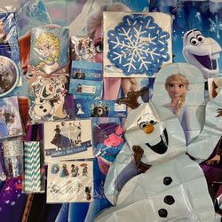 Frozen Birthday Party Decoration Supplies. 