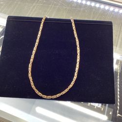 10k Box Link Chain Tri Color 