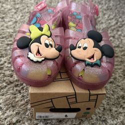 Disney Mickey And Minnie Mini Melissa Sandals 