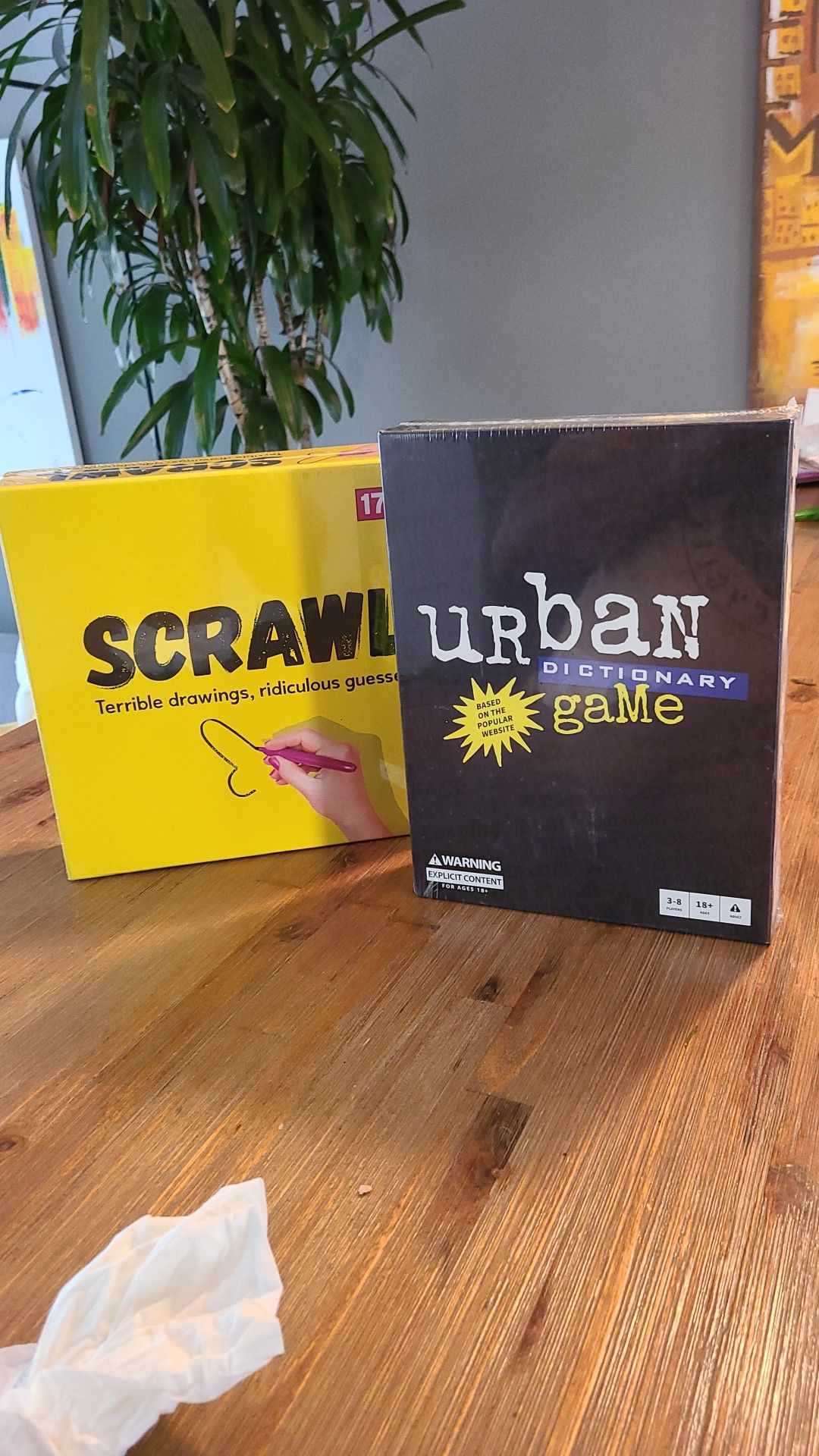 Board Game bundle. Urban Dictionary, Scrawl