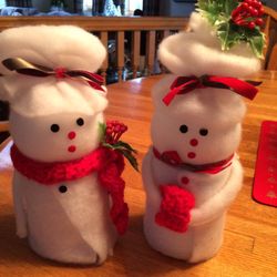 Felt Snow Couple