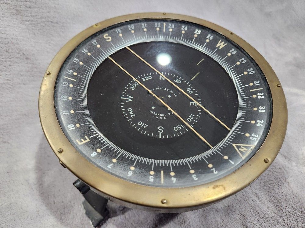 EndedEnded
WWll U.S. Army Air Corps Type D-12 Aircraft Compass Bendix Aviation Patt # 1833-1-A