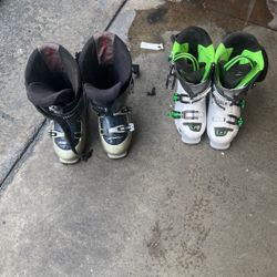 Ski boots, snowboard, skis, golf clubs, make offer