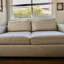 MOVING SALE!Premium  Track Arm Sofa – Comfy, Modern and Durable