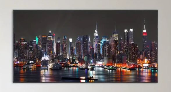 City Of Chicago Canvas Poster