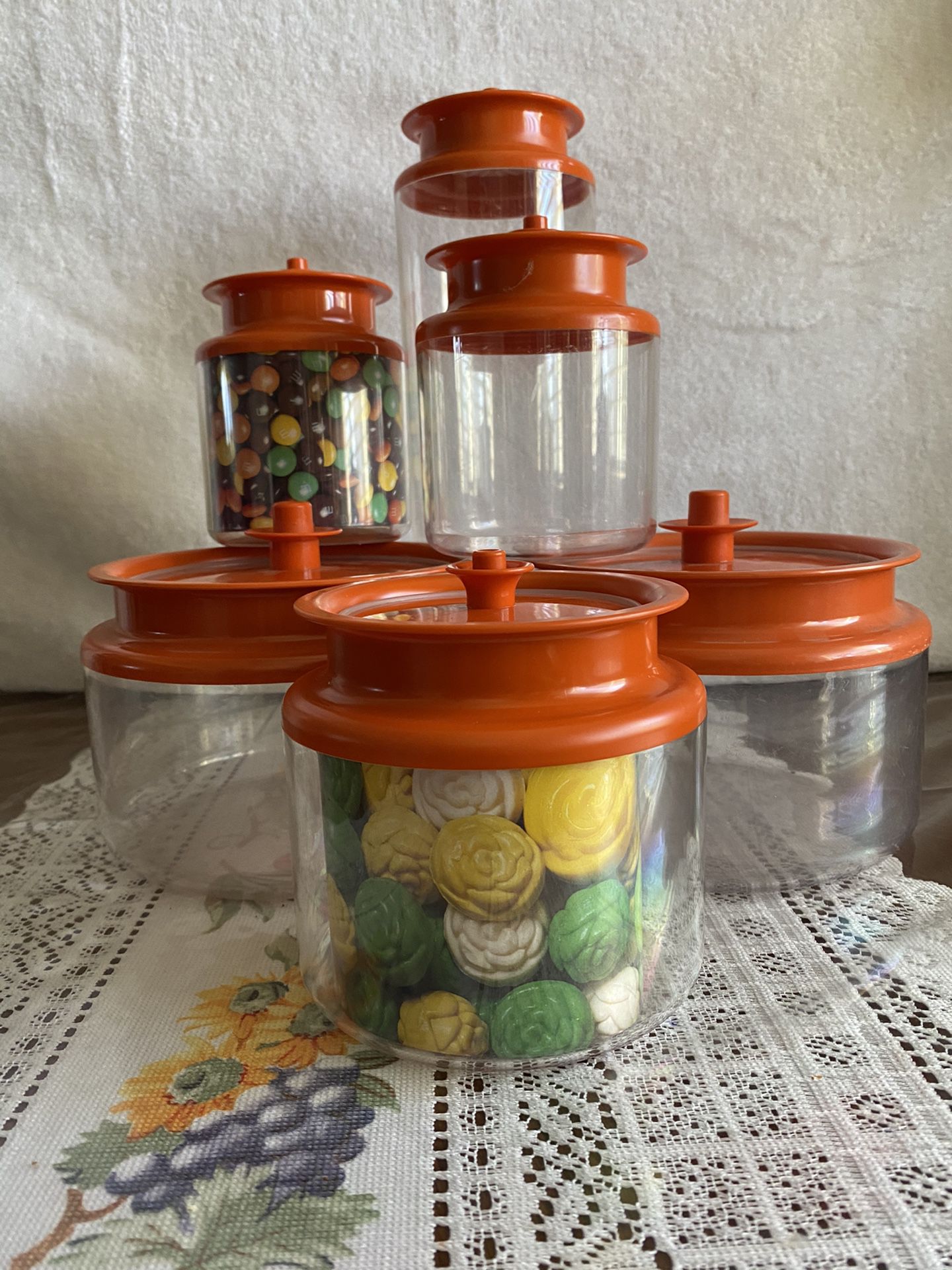 Vintage Tupperware Orange Paprika & Dark Brown Square Set Containers W/lids  for Sale in Pittsburgh, PA - OfferUp