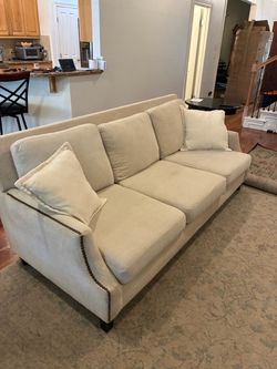 Beige couch