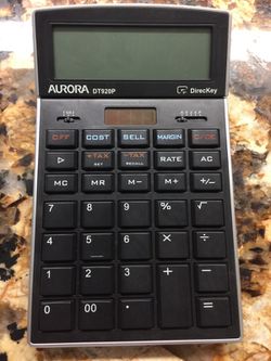 Executive Solar Desktop Calculator by Aurora