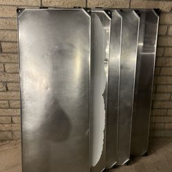 Stainless Steel Shelving Panels