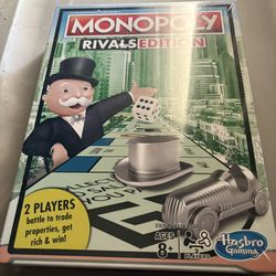 Monopoly Rivals Edition! 2-player Monopoly game by Hasbro Gaming. Ages 8+.  Located in Tarzana! 
