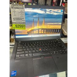 14" Lenovo T14 Gen 2 Laptop Windows PC 8GB Ram 256GB SSD