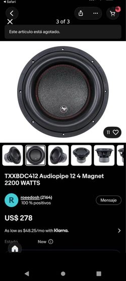 Brand New 12" Audiopipe subwoofer (((4 stack)))