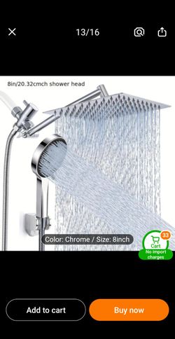 Rainfall Shower With Handheld Sprayer - New In Box