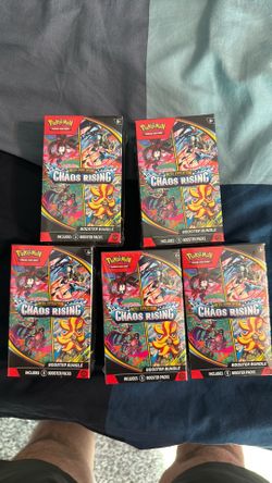 5 x Chaos Rising Booster Bundle