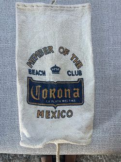 Vintage Corona Beer Beach Club Bag