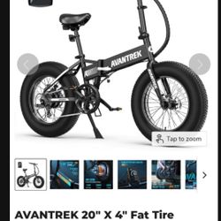 AVANTREK- Cyber 200 Foldable Electric Bike (w/charger)