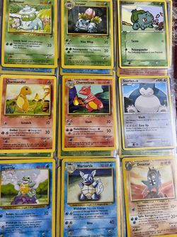Vintage Pokemon cards
