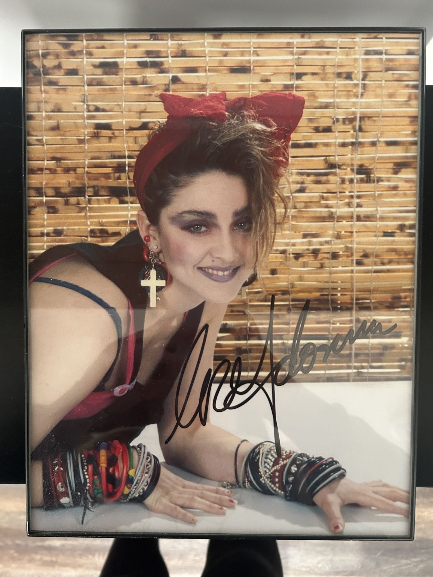 Madonna Signed 8.5x11 Photo with COA and Frame