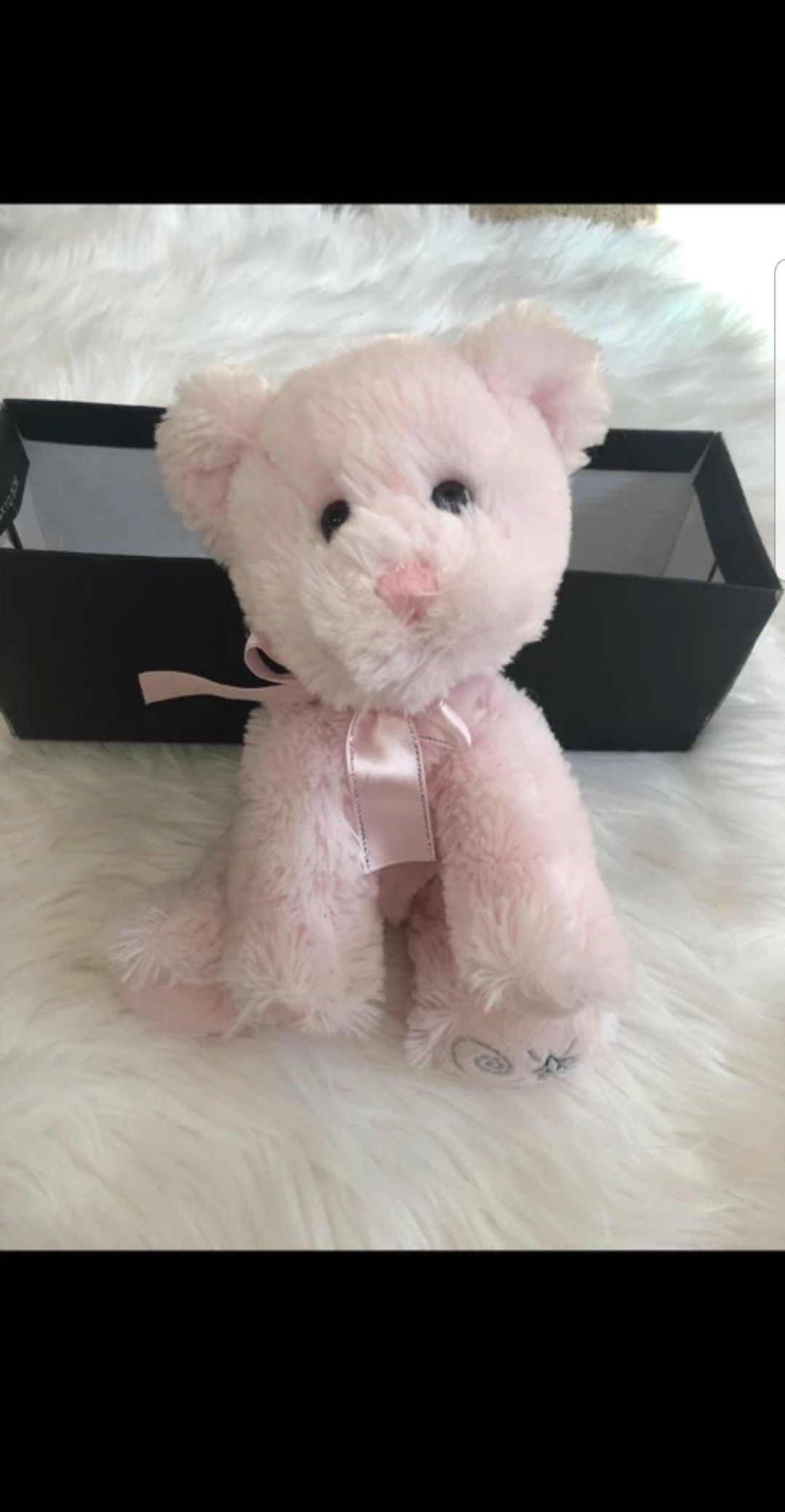 Shining Stars Pink Plush Bear