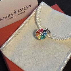 James Avery Enamel Colorful Lemon Twist Charm New In Box