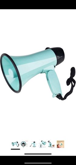 Teal Megaphone 