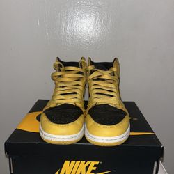 Retro Air Jordan 1 Black and Yellow