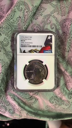 NGC Graded “Enduring Liberty” half dollar